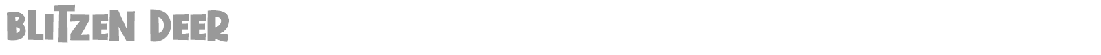 Blitzen Deer font preview
